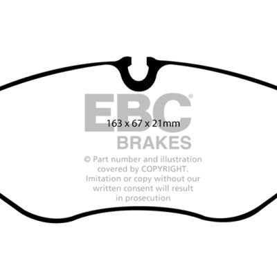 EBC 07+ Dodge Sprinter 2500 Ultimax2 Front Brake Pads