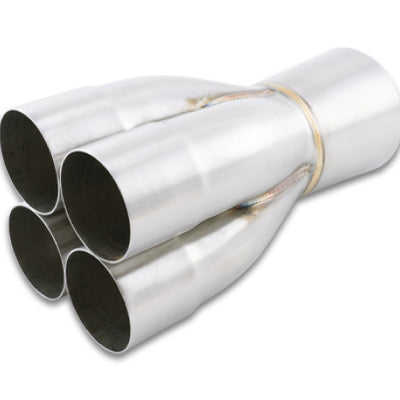 Vibrant 4-1 Merge Collector 2.50in Inlet I.D. Merge O.D. - 3.50in Outlet O.D. - 4.00in