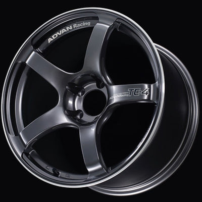 Advan TC4 17x7.5 +35 4x100 Racing Gunmetallic and Ring Wheel
