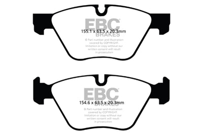 EBC 11+ BMW 528 2.0 Turbo (F10) Yellowstuff Front Brake Pads