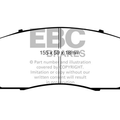 EBC 07-11 Honda CR-V 2.4 Greenstuff Front Brake Pads