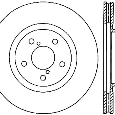 Stoptech 05-08 LGT Front CRYO-STOP Rotor