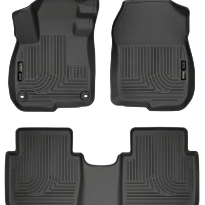Husky Liners 2017 Honda CR-V Weatherbeater Black Front & 2nd Seat Floor Liners