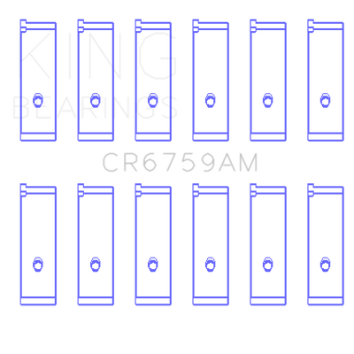 King Engine Bearings Honda C32A / C35A Connecting Rod Bearing Set