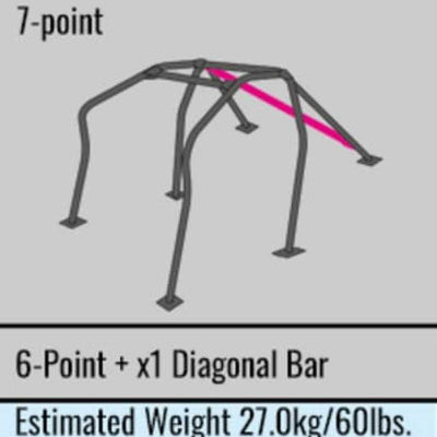Cusco Chrmly Roll Cage 6pt 4 Pass Dash Esc SXE10 IS300 (Excl Sunroof Models) (S/O / No Cancel)