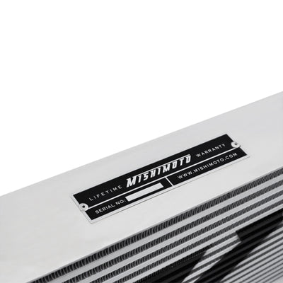Mishimoto Universal Silver R Line Intercooler Overall Size: 31x12x4 Core Size: 24x12x4 Inlet /Outlet