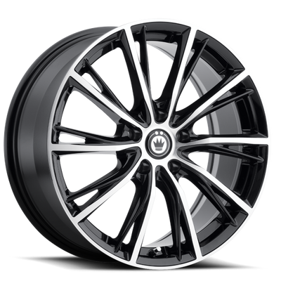 Konig Impression 17x7.5 5x120 ET40 Gloss Black w/ Machined Face