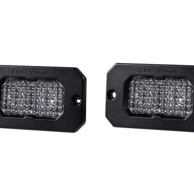 Diode Dynamics Stage Series 2 In LED Pod Sport - White Flood Flush RBL (Pair)