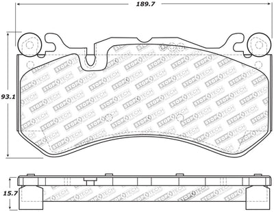 StopTech Mercedes Benz Front Performance Brake Pads