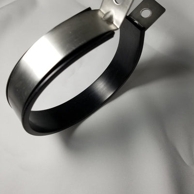 Ticon Industries 6in Canister w/ EPDM Rubber Muffler Strap