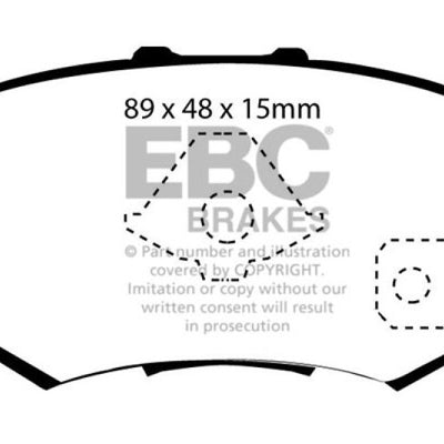 EBC 2010-2012 Acura RDX 2.3L Turbo Bluestuff Rear Brake Pads