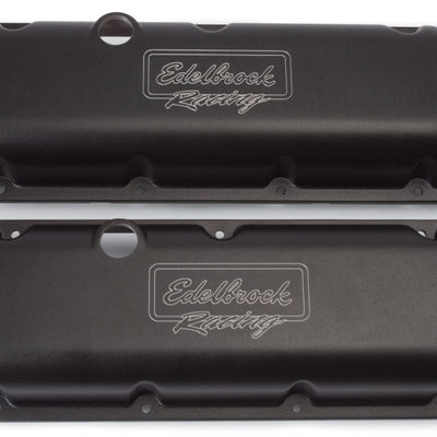 Edelbrock Valve Cover Victor Series Chevrolet 1965 and Later 396-502 V8 Low Black