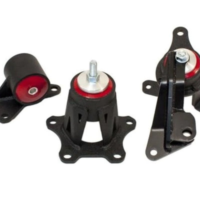 Innovative 98-02 Accord F-Series Black Steel Mounts 95A Bushings (Auto Trans)