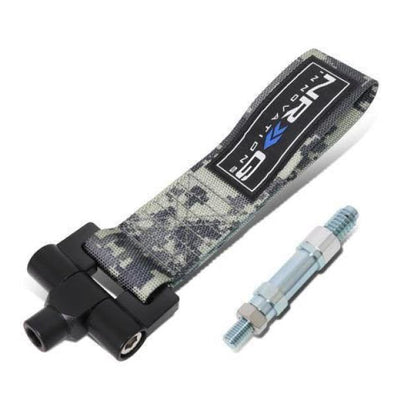 NRG Bolt-In Tow Strap Digital Camo- Nissan 350z 03-07 / Infiniti G35 03-07 (5000lb. Limit)