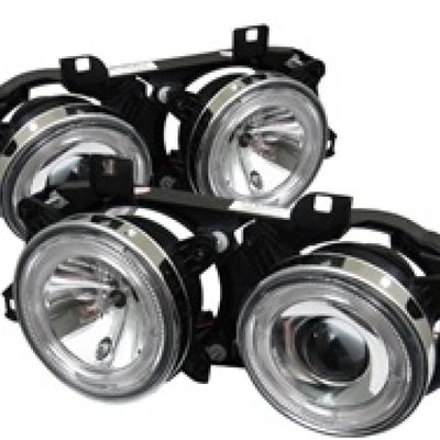 Spyder BMW E34 5-Series 89-94 Projector Headlights NO FIT 750 LED Halo Chrm PRO-YD-BMWE34-HL-C