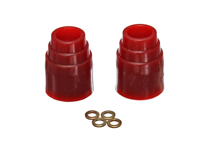 Energy Suspension 3-1/8in Bump Stop Set - Red