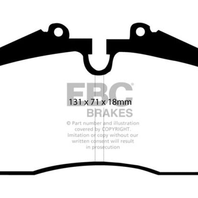 EBC 86-91 Porsche 928 5.0 Greenstuff Front Brake Pads