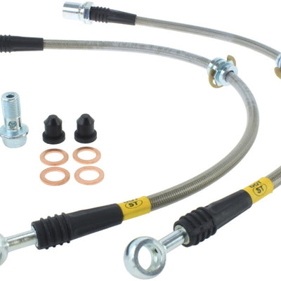 StopTech Stainless Steel Front Brake Lines 91-95 Toyota MR2