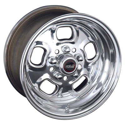 Weld Rodlite 15x4 / 5x4.5 & 5x4.75 BP / 1.875in. BS Polished Wheel - Non-Beadlock