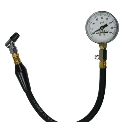 Moroso Tire Pressure Gauge 0-40psi - 2-5/8in Display - 2 Percent Accuracy