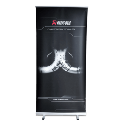 Akrapovic Pull Up Banner MC and Car