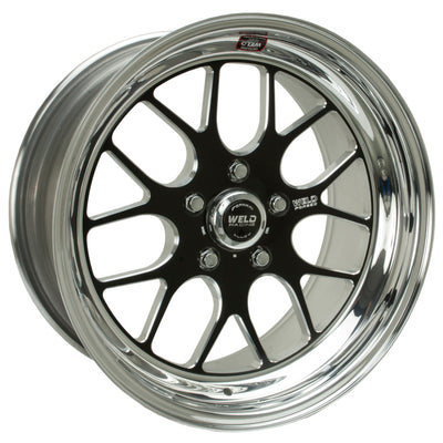 Weld S77 18x10 / 5x4.5 BP / 3.2in. BS Black Wheel (Low Pad) - Non-Beadlock