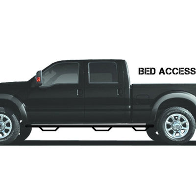 N-Fab Nerf Step 07-17 Toyota Tundra Double Cab 6.5ft Bed - Gloss Black - Bed Access - 3in