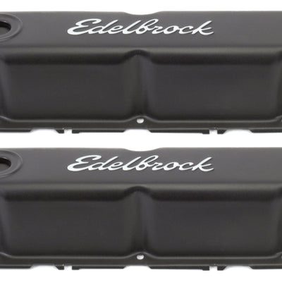 Edelbrock Valve Cover Signature Series Ford 260-289-302-351W CI V8 Black