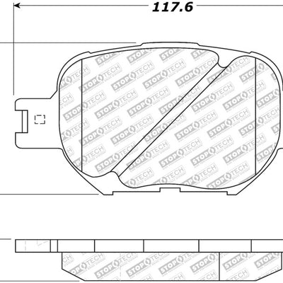 StopTech Street Select Brake Pads - Front/Rear