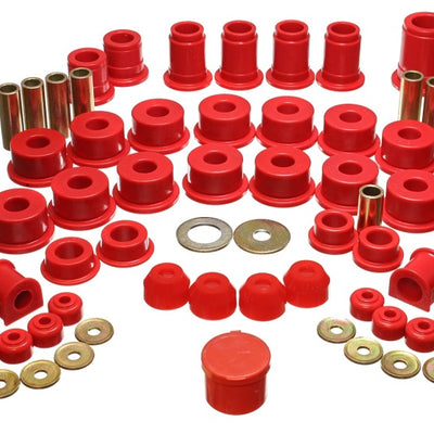 Energy Suspension 90-95 Toyota 4 Runner 2WD/4WD Red Hyper-Flex Master Bushing Set