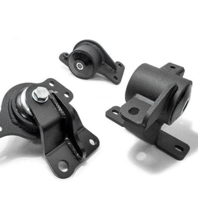 Innovative 05-08 Honda FIT/JAZZ L-Series Black Steel Mounts 75A Bushings (Auto Trans)