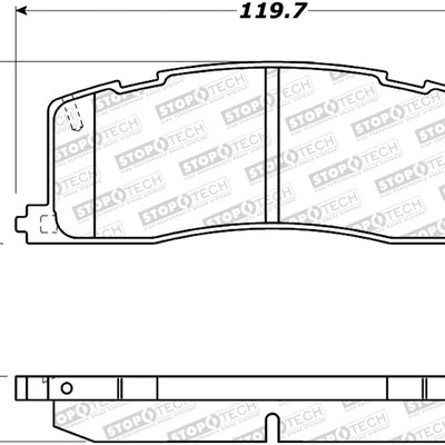 StopTech Street Brake Pads - Front/Rear