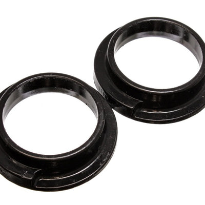 Energy Suspension Universal 3in ID 4 5/16in OD 1 1/8in H Black Coil Spring Isolators (2 per set)