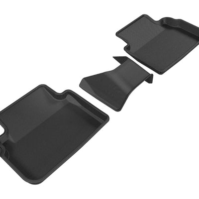3D MAXpider 2017-2019 Subaru Impreza/Crosstrek Kagu 2nd Row Floormats - Black