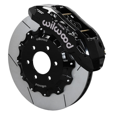 Wilwood 17-19 Ford F150 Raptor TX6R Front Kit 15.50in Rotor w/ Lines - Black