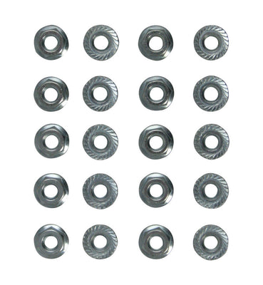 Moroso Oil Pan Nuts - 1/4in x 28in - 20 Pack