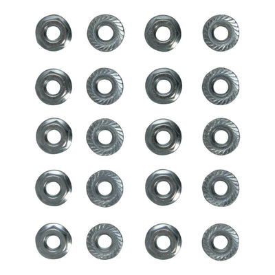 Moroso Oil Pan Nuts - 1/4in x 28in - 20 Pack