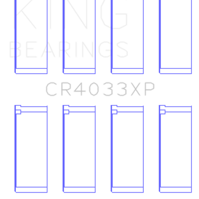 King Engine Bearings Honda F20C/F22C/97-01 H22A4 Rod Bearing Set - Size +0.25mm