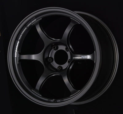 Advan RG-D2 18x10.5 +35 5x120 Semi Gloss Black Wheel