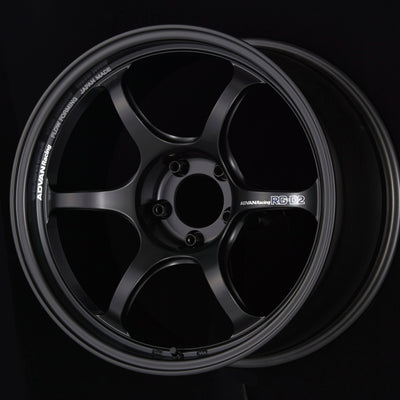 Advan RG-D2 18x9.0 +51 5x120 Semi Gloss Black Wheel