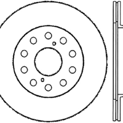 StopTech Sport Slotted 91-95 Toyota MR2 Cryo Rear Right Rotor