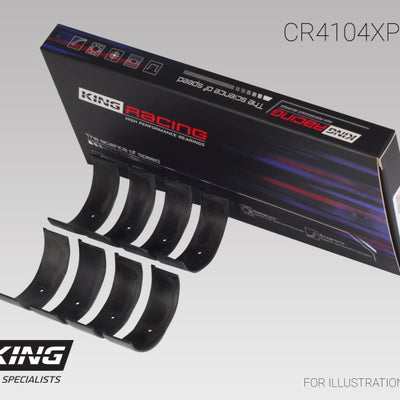 King Engine Bearings Audi ABB/ ABM/ ADP/ PP/ RN (Size STDX) Connecting Rod Bearing Set