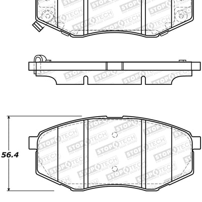 StopTech Street Brake Pads - Front