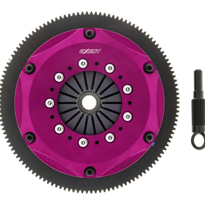 Exedy 1990-1996 Nissan 300ZX Turbo V6 Hyper Triple Cerametallic Clutch Rigid Disc Push Type Cover