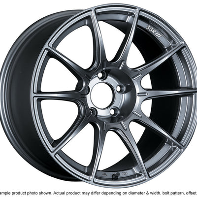 SSR GTX01 18x9.5 5x114.3 15mm Offset Dark Silver Wheel