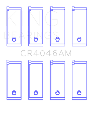 King Engine Bearings Honda D16A/D16Y/D16Z Rod Bearing Set - Size +0.25mm
