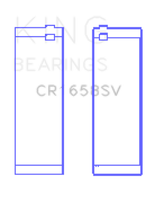 King BMW N47 D20 A/N47S D20 D Sputter (Size +0.5mm) Replacement Connecting Rod Bearing Set