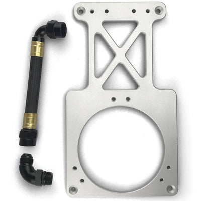 Fuelab Fuel Surge Tank Upgrade Kit (Bracket/Hardware/Hose Assembly/90 Degree Fitting) - 235mm System