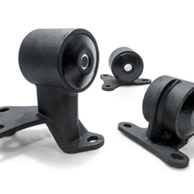 Innovative 90-93 Accord F-Series Black Steel Mounts 75A Bushings (Auto to Manual)