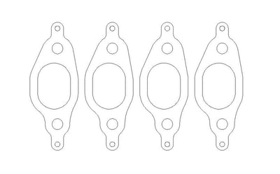 Cometic VW 1.8L 8V 77-99 Exhaust Set .030 inch MLS Head Gasket 1.060 inch X 1.480 inch Port